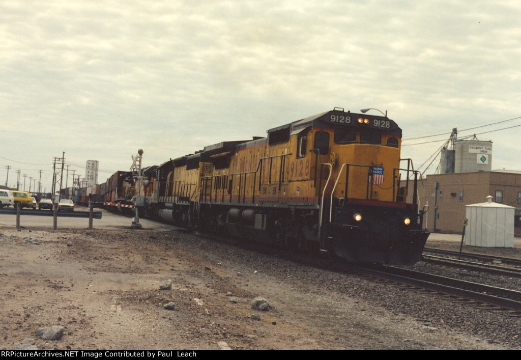 Westbound stack train